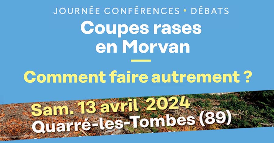 Journée conférences et débats samedi 13 avril à Quarré-les-Tombes (89)